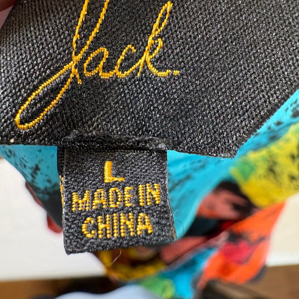 Jack by BB Dakota Womens L Abstract Print‎ Tank Top Colorful Artsy Festival Y2K - Picture 7 of 10